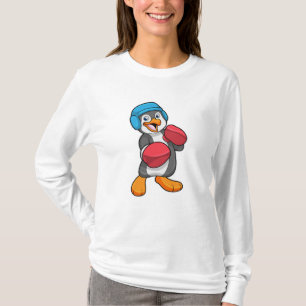 Penguin at Boxing with Boxing gloves & Helmet T-Shirt