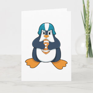 Penguin at Football Sports Card