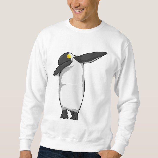 Penguin at Hip Hop Dance Dab Sweatshirt (Front)