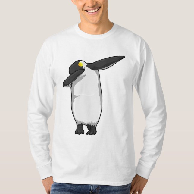 Penguin at Hip Hop Dance Dab T-Shirt (Front)