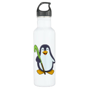 Penguin at Hockey with Hockey bat 710 Ml Water Bottle