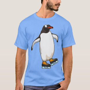 Penguin at Ice skating with Ice skates 1 T-Shirt