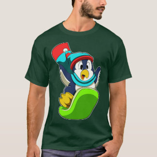 Penguin at Snowboarding with Snowboard 2 T-Shirt