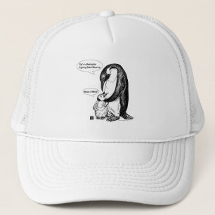 Penguin Awareness Trucker Hat