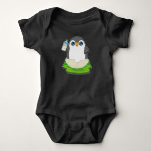 Penguin Baby bottle Milk Bodysuit