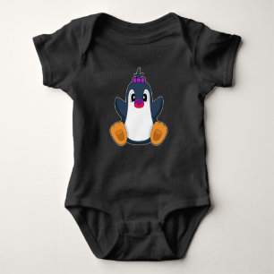 Penguin Baby Pacifier Baby Bodysuit