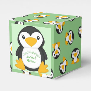 Penguin Baby Shower Favour Box