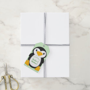 Penguin Baby Shower Gift Tags