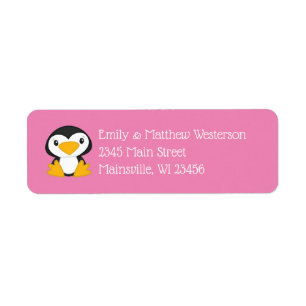 Penguin Baby Shower Pink