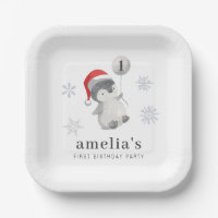 Penguin Balloon 1st Birthday