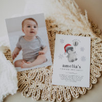 Penguin Balloon Photo 1st Birthday