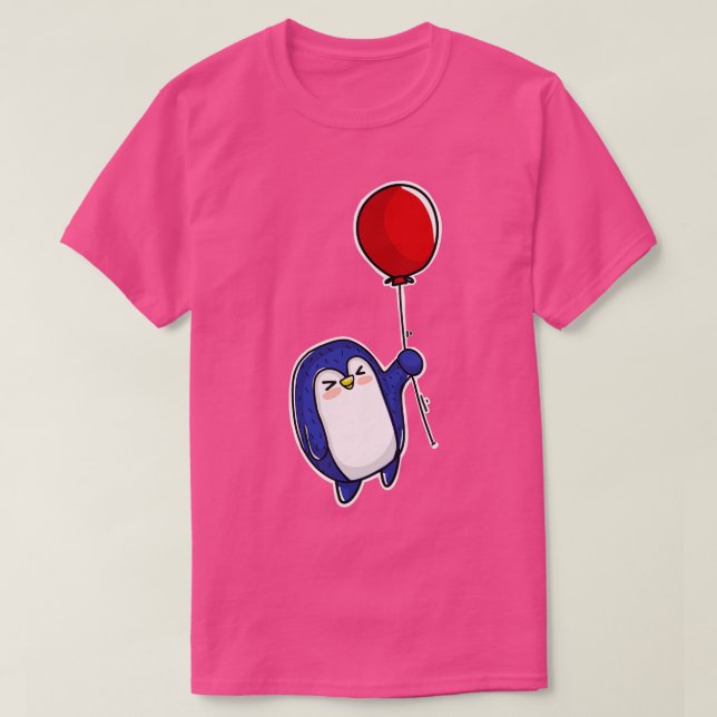 Penguin Balloon T-Shirt (Design Front)