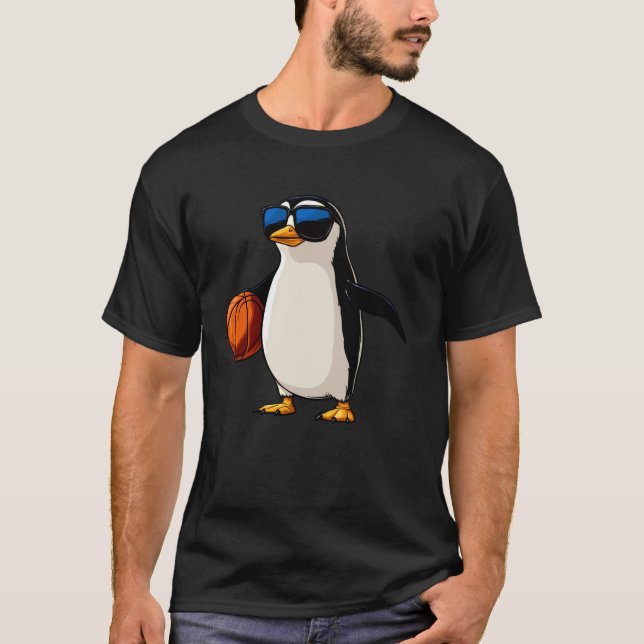 Penguin Basketball T-Shirt (Front)
