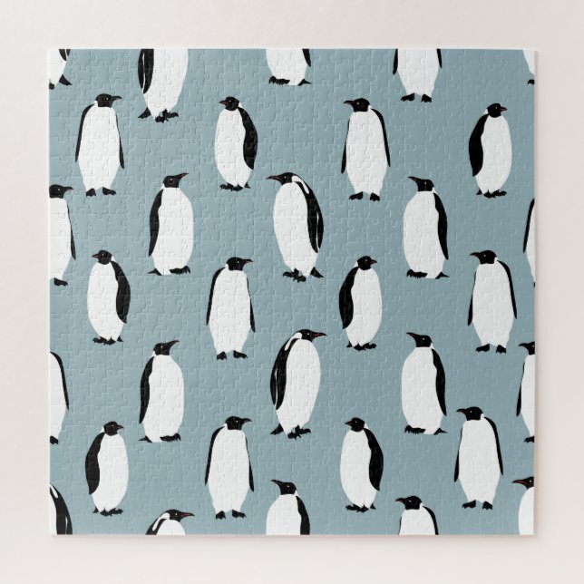 Penguin Bird Animal Cute Pattern Jigsaw Puzzle (Vertical)