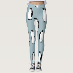 Penguin Bird Animal Cute Pattern Leggings