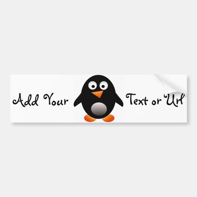 Penguin Bumper Sticker (Front)