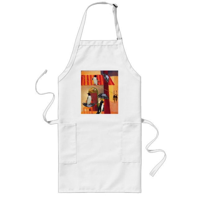Penguin Cafe Long Apron (Front)