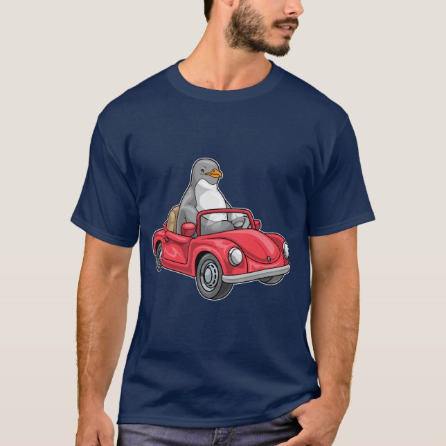 Penguin Car T-Shirt (Front)