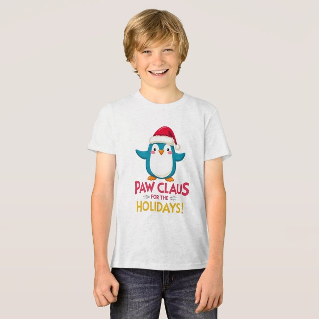 Penguin Cheer Tri-Blend Shirt (Front Full)