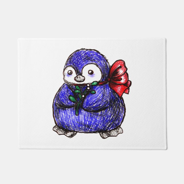 Penguin Chick Doormat (Front)
