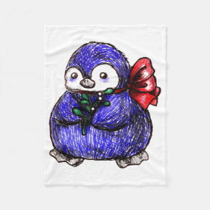 Penguin Chick Fleece Blanket