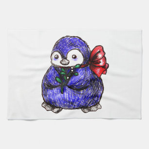 Penguin Chick Tea Towel