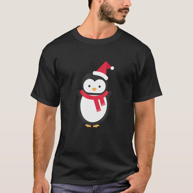 Penguin Christmas 1 T-Shirt (Front)