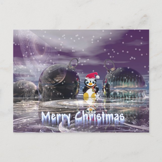 Penguin Christmas Card (Front)