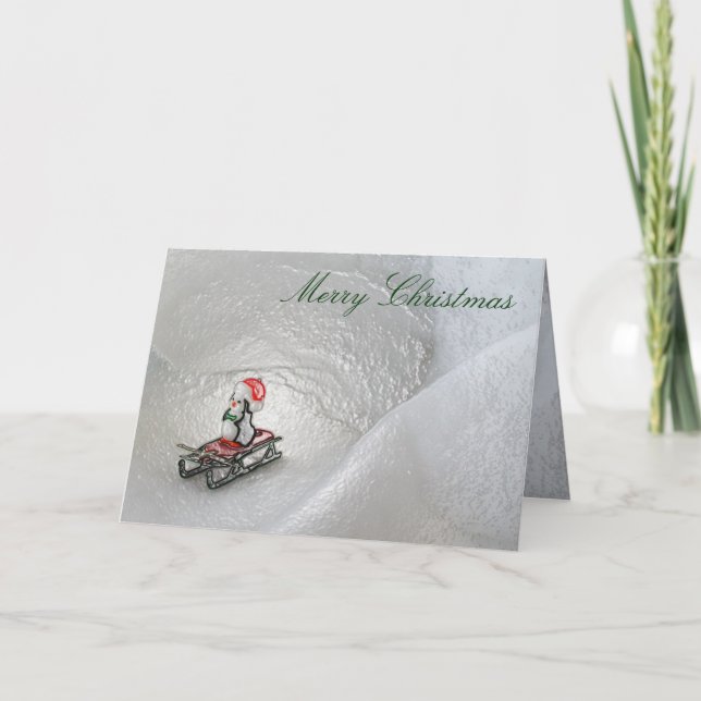 Penguin Christmas Card by Janz (Front)