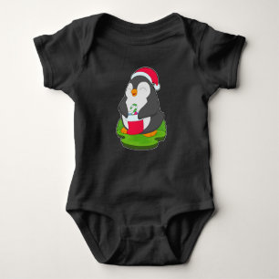 Penguin Christmas Christmas socks Baby Bodysuit