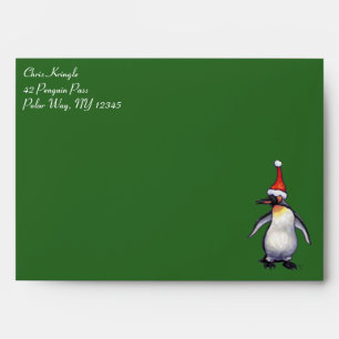 Penguin Christmas Envelopes