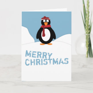 Penguin Christmas Holiday Card