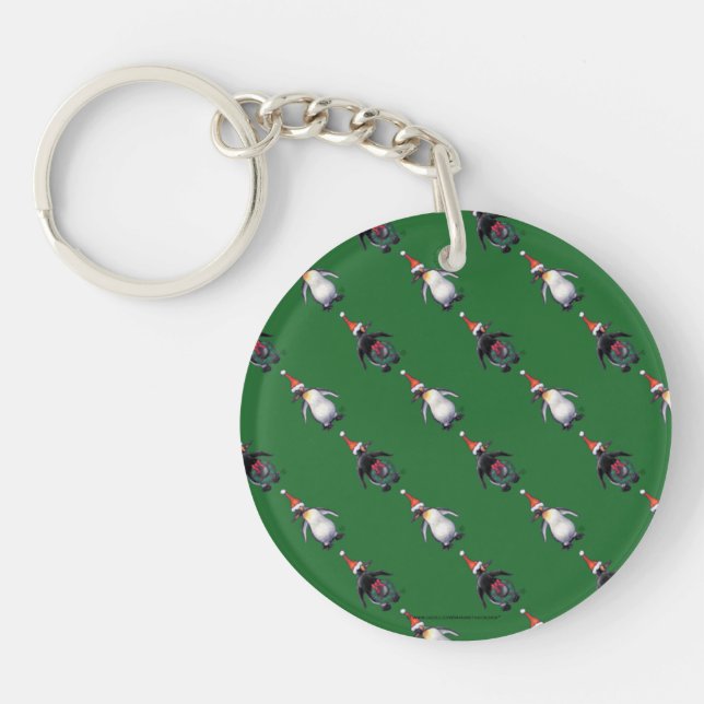 Penguin Christmas Key Ring (Front)