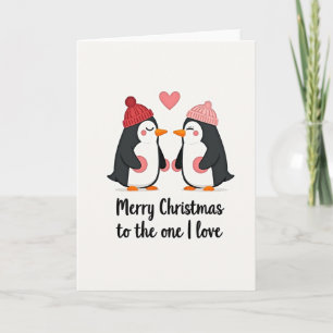 Penguin Christmas Love Card