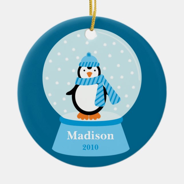 Penguin Christmas Ornament (Front)