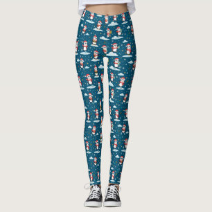 Penguin Christmas Pajama Pants - Teal PJs