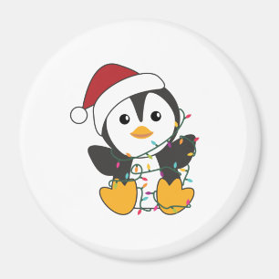 Penguin Christmas Snow Winter Animals Penguins Magnet