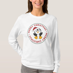Penguin Christmas Snow Winter Animals Penguins T-Shirt