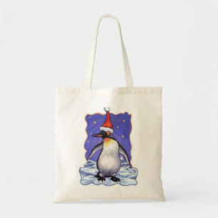 Penguin Christmas Tote Bag