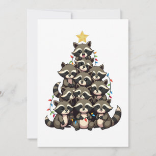 Penguin Christmas Tree Merry Christmas Xmas  Invitation