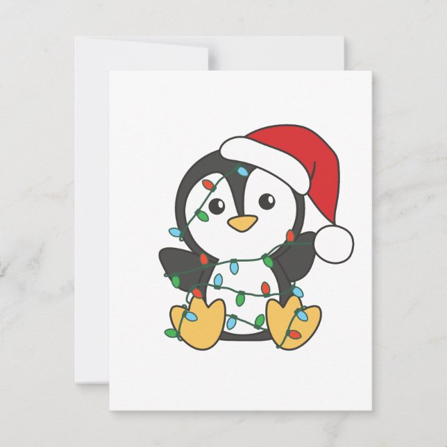 Penguin Christmas Winter Animals Holiday Penguines (Front)