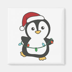 Penguin Christmas Winter Animals Holiday Penguines Magnet