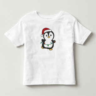 Penguin Christmas Winter Animals Holiday Penguines Toddler T-Shirt
