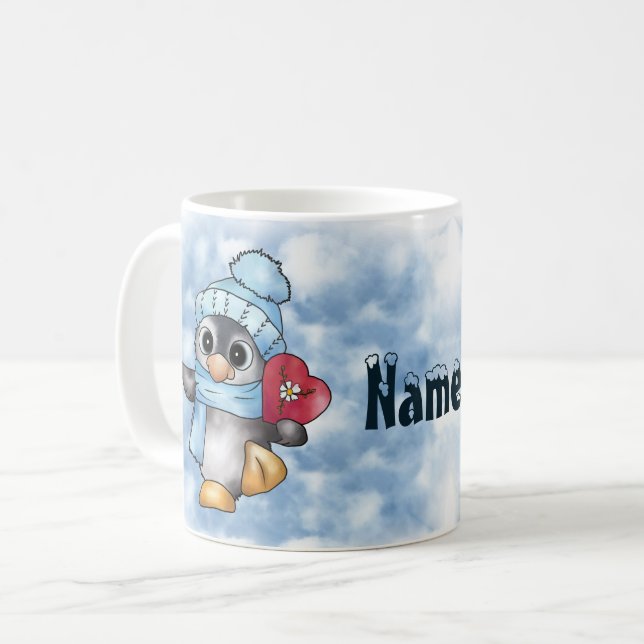penguin  coffee mug (Front Left)