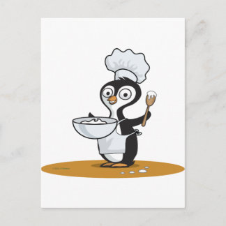Penguin Cook Postcard