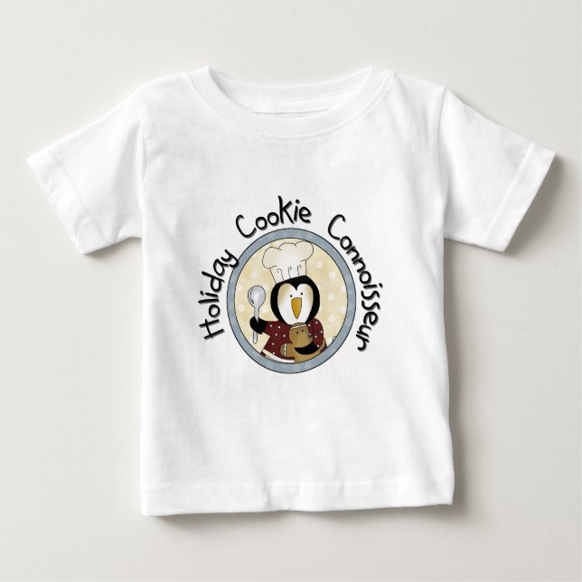 Penguin Cookie Connoisseur T-shirts and Gifts (Front)