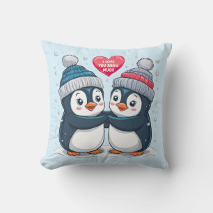 Penguin Couple Cushion