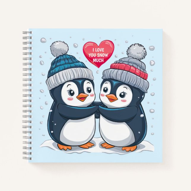 Penguin Couple Notebook (Front)