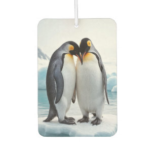 Penguin Couple On An Iceberg Car Air Freshener