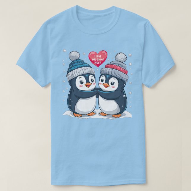 Penguin Couple T-Shirt (Design Front)